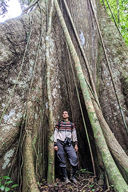 photo of a student on a study abroad trip