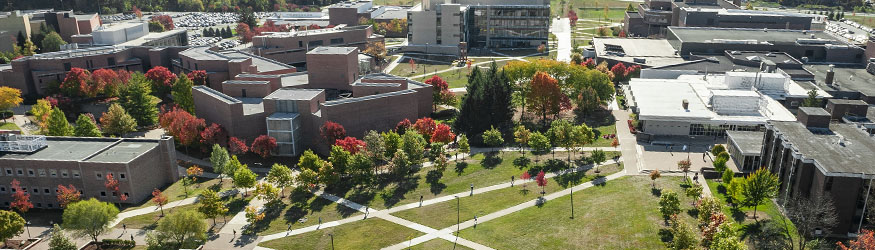 aerial photo of the wright state dayton campus