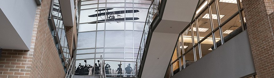 photo of the second floor of university hall