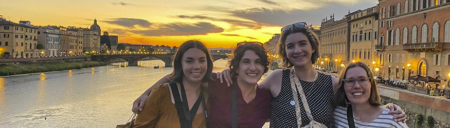 photo of students on a study abroad trip