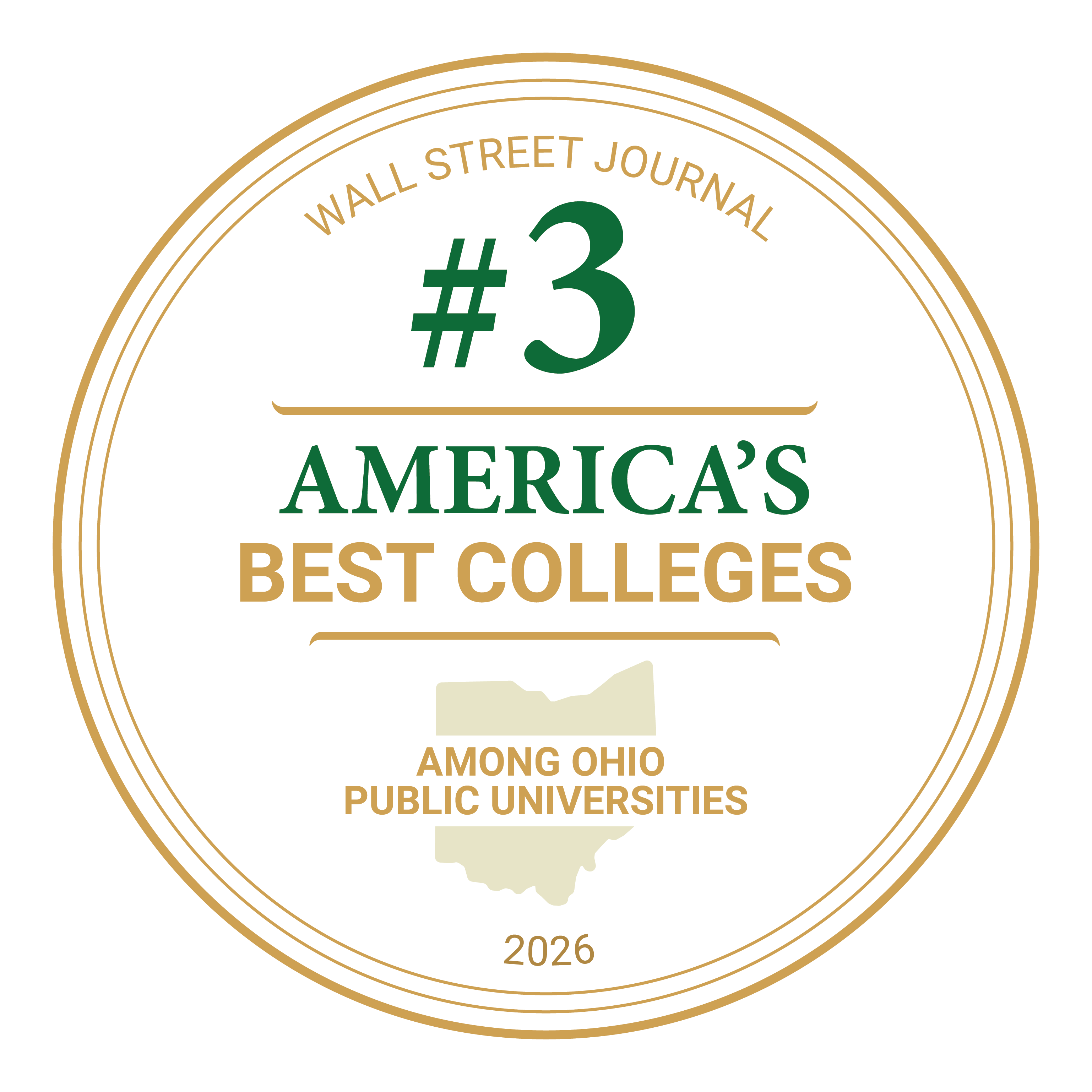 2025 Wall Street Journal America's Best Colleges #3