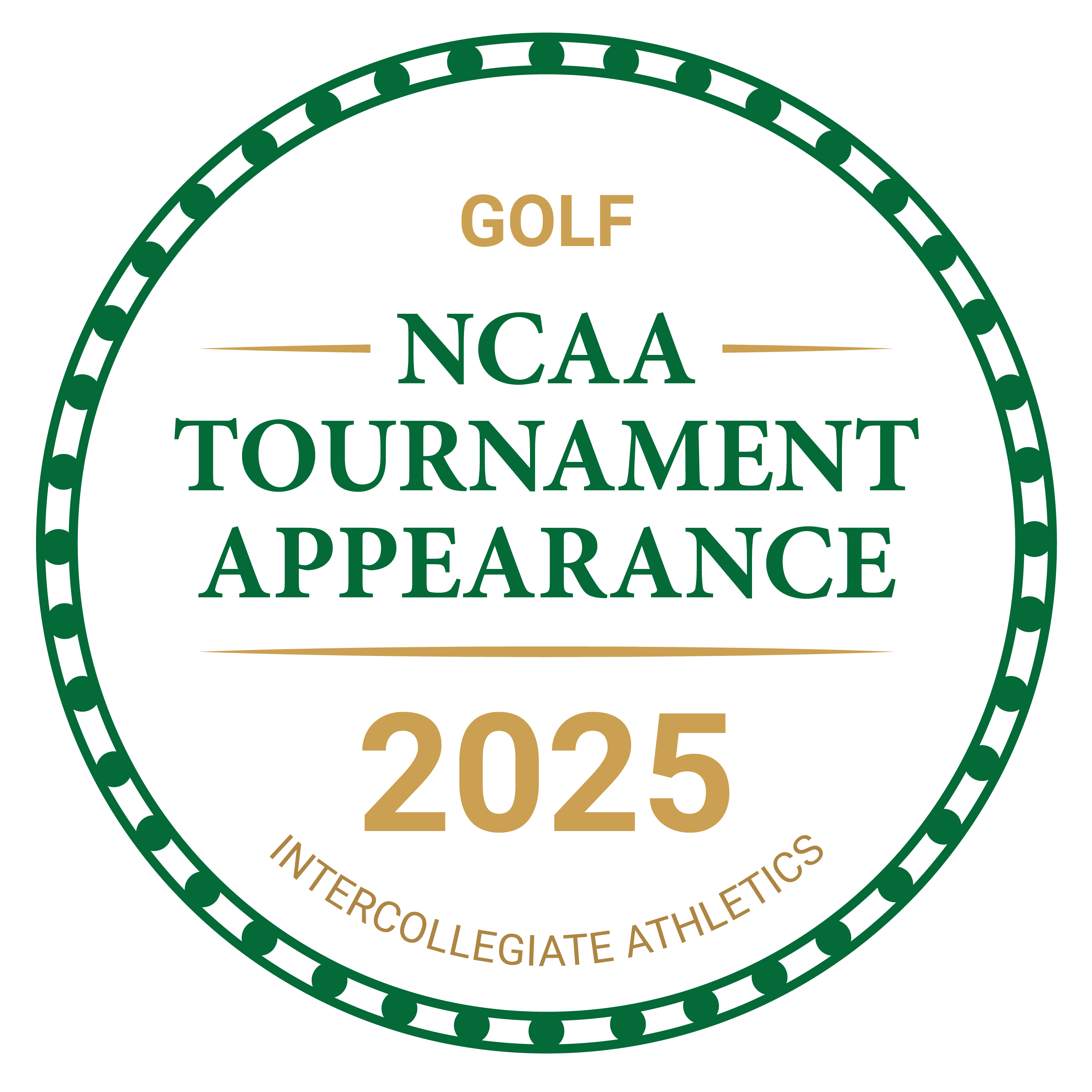 2022 Intercollegiate Athletics NCAA Tournament Appearance Golf