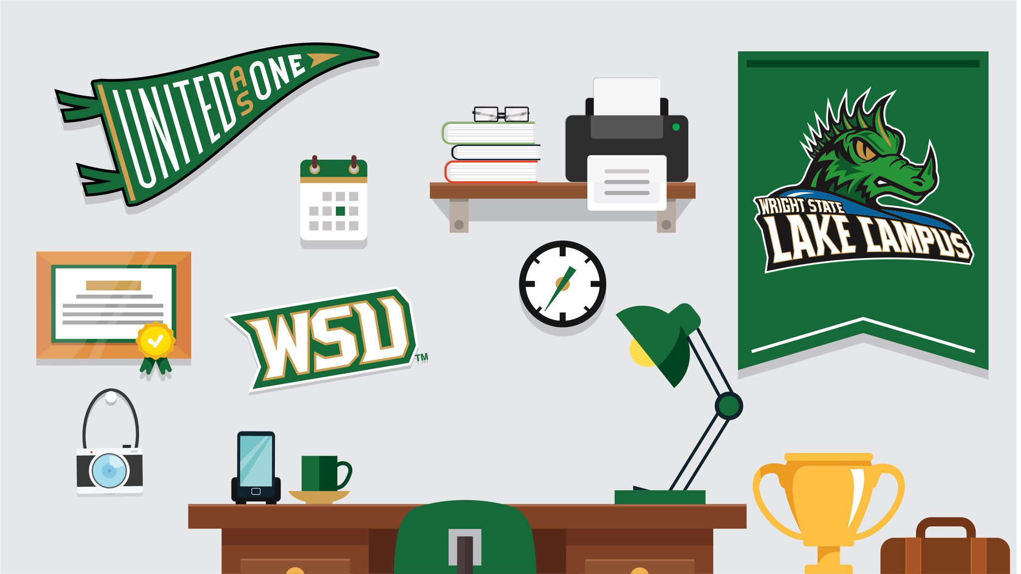 lake campus digital background