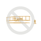 Wright State Violation - separating biplane and/or Wilber Wright figure