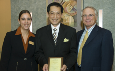 2006 International Education Award Recipient was Andrew Lai,Ph.D., Professor Emeritus, Interim Chair of the Department of Inform