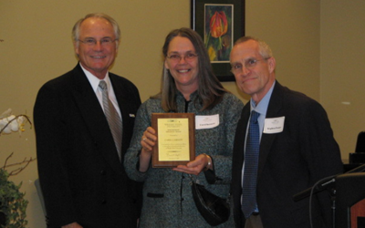 Carol Cornett, Director of the LEAP intensive English program was awarded the International Education Award for 2007. 