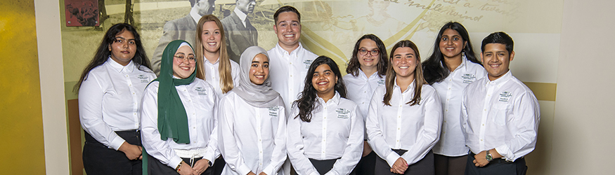 president's ambassadors pose for photo