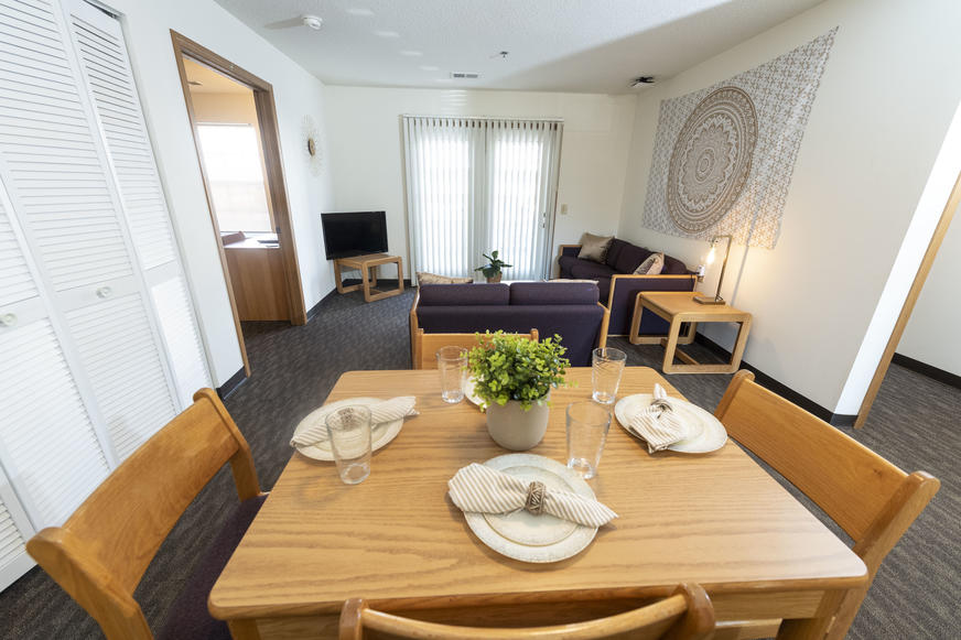 photo of a college or university park apartment