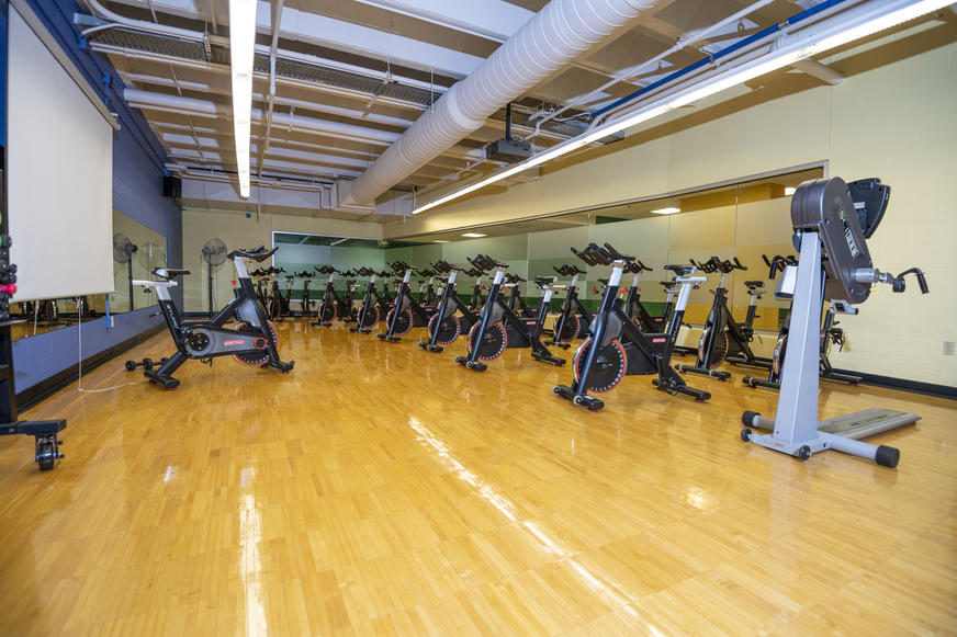 photo of a group exercise studio