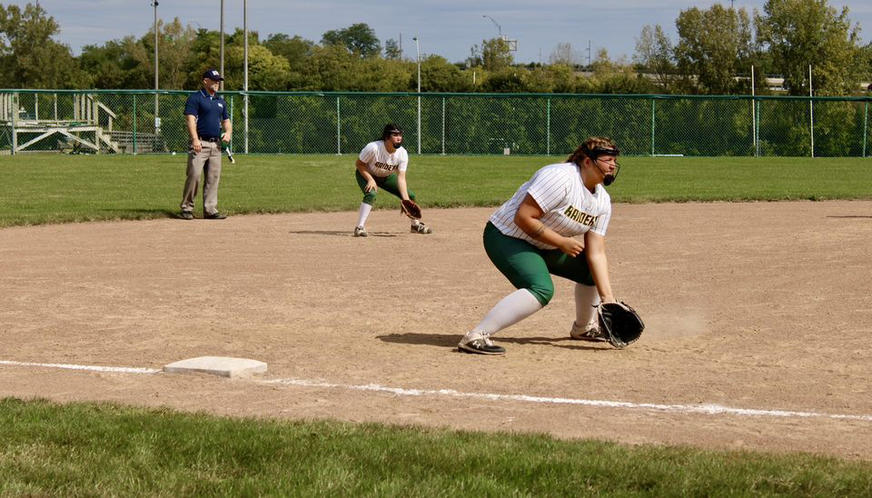 photo of club softball in action