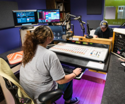 Students at WWSU 106.9
